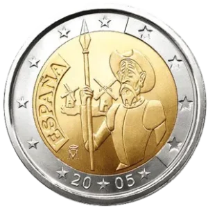 2 euro don quijote 2005.webp