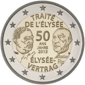 2 euro elysee vertrag 2013 frankreich wert experte