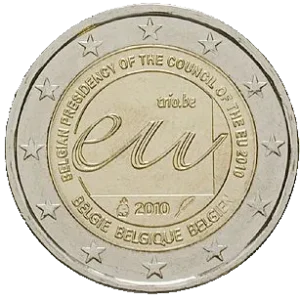 2 euro eu ratspraesidentschaft 2010 belgien wertexperte