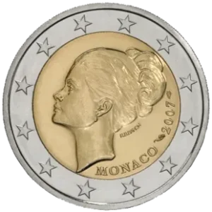 2 euro grace kelly 2007 monaco wertexperte