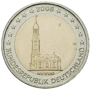 2 euro hamburger michel 2008 wertexperte
