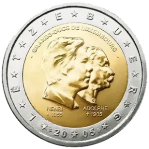 2 euro henri adolphe 2005.webp