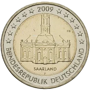 2 euro ludwigskirche 2009 deutschland wertexperte