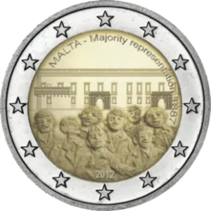 2 euro mehrheitsvertretung 2012 malta