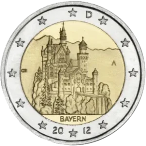 2 euro neuschwanstein 2012 deutschland wertexperte