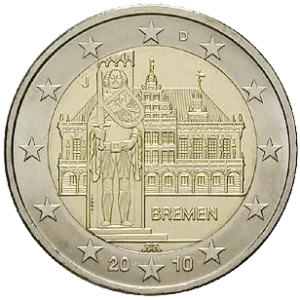 2 euro roland bremen 2010 deutschland wertexperte.webp