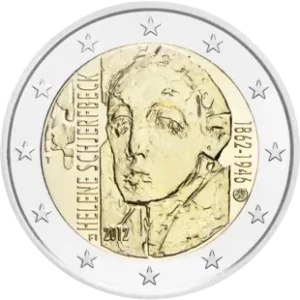 2 euro schjerfbeck 2012 finnland