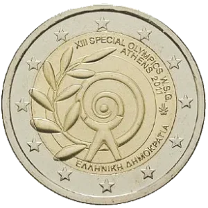 2 euro special olympics 2011 griechenland wertexperte
