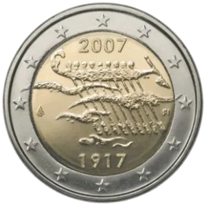 2 euro unabhaengigkeit 2007 finnland wertexperte